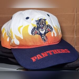 Rare Vintage 90s Florida Panthers Hat Cap Snapback Nhl